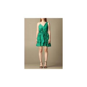 ERMANNO SCERVINO abito verde a balze