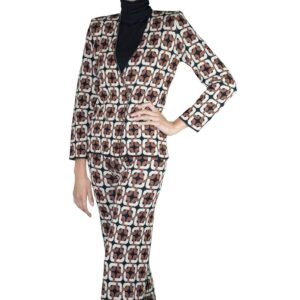 ICONA giacca fantasia bronzo