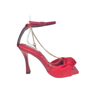 CECCONELLO sandalo tessuto e pelle fiocco