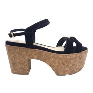 CLOVE scarpa camoscio nero