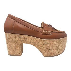 CLOVE scarpa mocassino con plateau