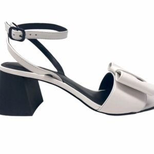 WHAT FOR sandalo fiocco bianco matina-60