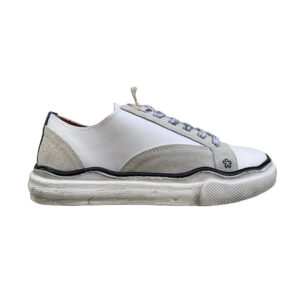 DANIELE ALESSANDRINI sneakers bianco wash