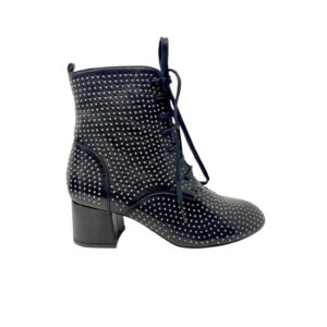 MARC ELLIS NEW YORK stivaletto nero con borchie
