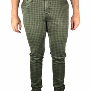 SHOCKLY pantalone quadri verde check