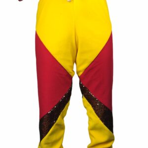 YLENIA WHITE pantalone pailettes