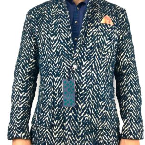 NEILL KATTER giacca leo spigato blu