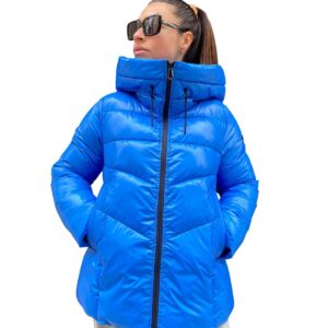 SUNSTRIPES piumino azzurro cobalto donna