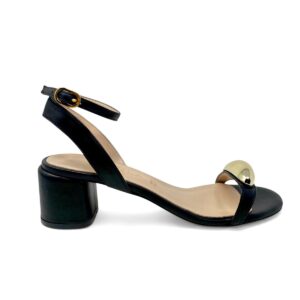 BIANCA DI sandalo nappa nero