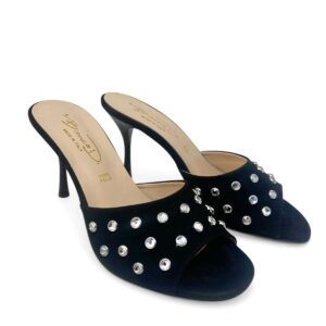 BIANCA DI sandalo nero Swarovski