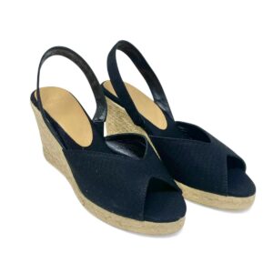 CASTANÉR espadrillas brisa nero