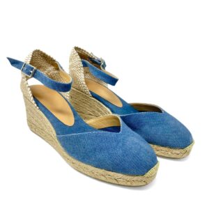 CASTANÉR espadrillas denim chiarita