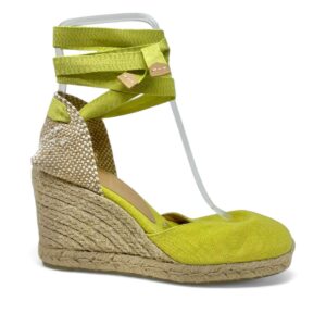 CASTANÉR espadrillas verde lime chiara