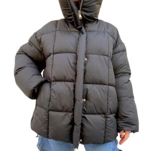 ISABELLE BLANCHE piumino black over