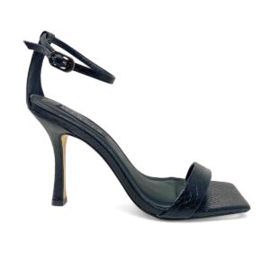 WERNER sandalo nero con braccialetto