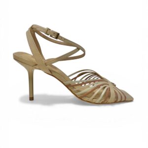 WERNER sandalo nude a fasce off white