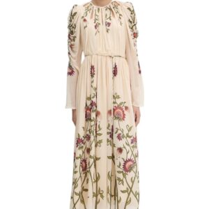 FARM RIO abito organza di viscosa  fantasia