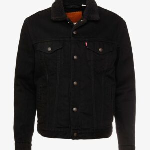 LEVIS giubbino unisex denim e ecopelliccia